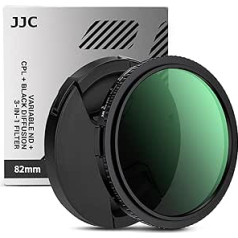 82 mm 3-in-1 Black Mist 1/4 Filter & ND & CPL Filter, Variable ND2-32 (Aperture 1-5) Polarising Filter, Nitto True Colour Circular Polarising Filter with 28x Coating for Dynamic Scene Shooting