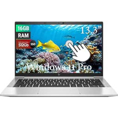 HP EliteBook 830 G8 Touchscreen Laptop Business, 13.3 Inch FHD (1920 x 1080) Display, Intel Core i7-1185G7 3.0GHz, 16GB RAM, 512GB SSD, US QWERTY Keyboard, Windows 11 Pro (Renewed)