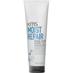 KMS MOISTREPAIR Revival Cream 125 ml - Leave-In Care for Damaged & Dry Hair - Intensive Moisture & Hair Breakage & Split Ends Reduction up to 99% - Vegan, Silicone-Free