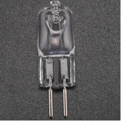 2 Pin Halogen Stiftsockellampe G6.35 50W 220V GY6.35 Halogen Glühbirnen 220V 35W 50W 75W 100W GY6.35 Bi-pin Klar Kapselbirne Warmweiß 100W 10Pc