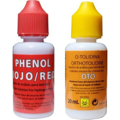 Test Kit PH and Chlorine (Otho/Phenol) (Replacement Otho and Phenol)