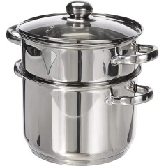 Kamberg Couscous Pan, Stainless Steel, Stainless Steel, gray, 23,5 x 23,5 x 22 cm