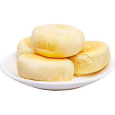 JGFWAT Durian Cake, Yunnan Flower Cake, Traditional Cake, Handmade Gift, 160g (40g * 4pcs) Chinese Snacks | Suitable for Sharing with Family and Friends