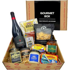 MAS PRODUCTOS - Gourmet Gift Basket - Spanish Delicatessen - Exclusive Gift Basket with Delicacies - Gift for Women & Men - High Quality Spain Box