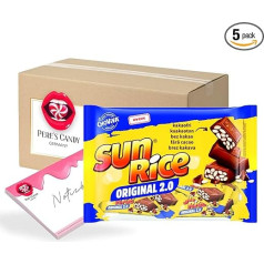 Pere's Candy Bundle for 5 x Sun Rice Original Minis 200g + Pere's Candy Notepad DIN A7 25 Sheets