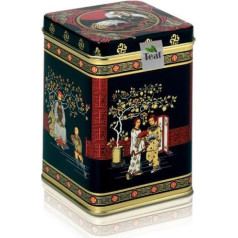 Russian Tea Blend - Black Tea - in a Black Jap Tin Square (Tea Box) - 77 x 77 x 100 mm (75 g)