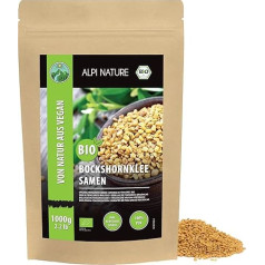 Alpi Nature Fenugreek Seeds Organic Whole 1 kg, Fenugreek Seeds Whole Fenugreek Spice