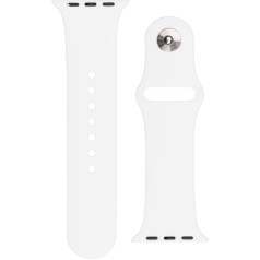 Silikona siksniņa Apple Watch Ultra 2-9/SE 42/44/45 mm silikona siksniņa APS balta