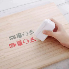 EVEBOT Printpods Mini Handheld Label Printer Mini Wireless Smart Printing Machine Pattern LOGO QR Code Barcode Creative DIY Tattoos (Official Package)