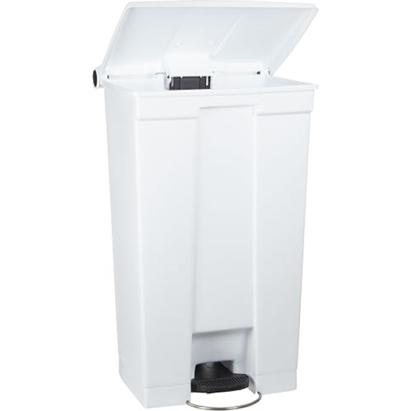 Rubbermaid Commercial Products Legacy® Plastic Pedal Bin | Pedal Bin | Pedal Bin | 30 L | for Doctor's Practices / Hospitals / Health Facilities | White | FG614300WHT