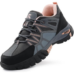 Rojeam Steel Toe Work Shoes for Women Men Slip Resistant Safety Shoes Puncture Proof Indestructible Sneakers