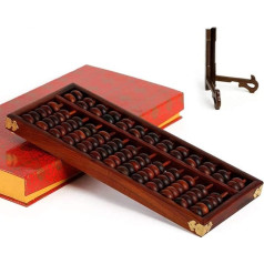 Digit Standard Abacus, Wooden Abacus, Abacus Redwood Abacus Art Collection Abacus Ac and Students Mental Abacus Desktop Decoration (35 x 15 x 2.5 cm)