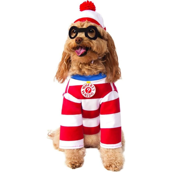 Rubie's Where's Waldo Large Pet Costume
