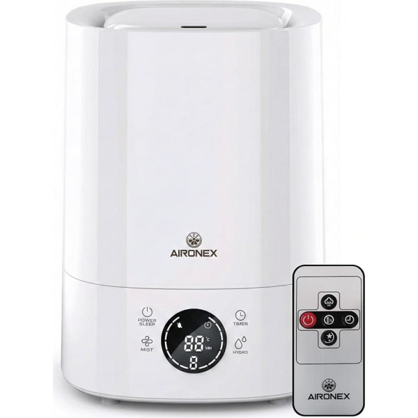 Humidifier 6 Litre - Top Fill - Aroma - Humidifier - Humidifier - Suitable for Living Room, Office, Baby Room, Bedroom