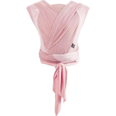 Chicco Boppy ComfyHug Ergonomic Baby Carrier for Newborns, from 2.5 kg, Easy to Use and Comfortable, Parent Orientation, Adjustable Harness, Head and Neck, Pink