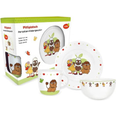 Trötsch Pittiplatsch and Friends Porcelain Crockery Set Children's Crockery Set Pittiplatsch and His Friends Snatterinchen Moppi ... Children's Children's Crockery (Our Sandman)