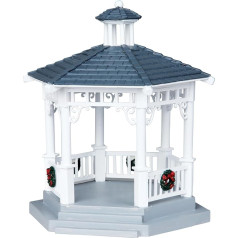 Lemax Christmas Village Gazebo With Decorations 6pcs