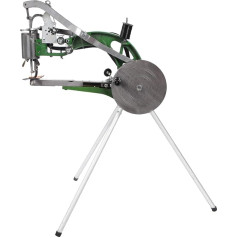 Fockety Shoe Repair Hand Cobbler Sewing Machine, Semi-Automatic Manual Metal Nylon/Cotton Line