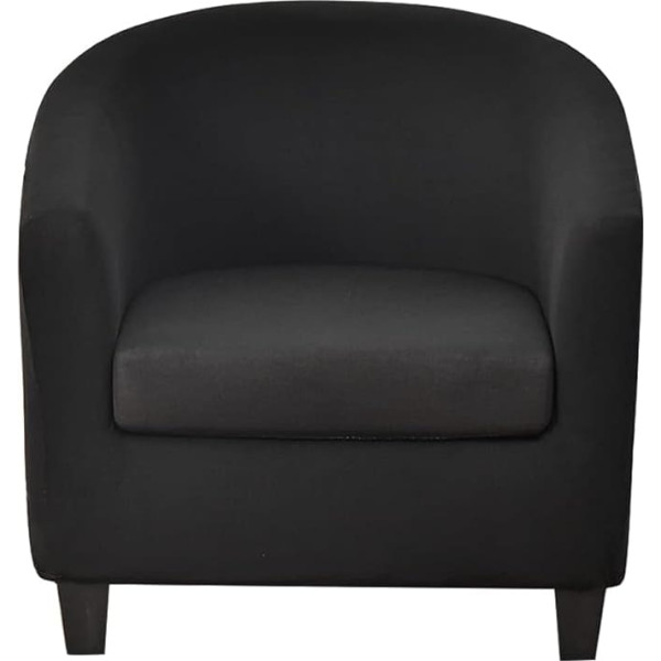 Armchair Cover Tub Chair Covers 2-Piece Chair Cover Stretch Club Chair Covers for Bar Counter Tullsta Chair Cover Club Chair Cover 1-Seater Black