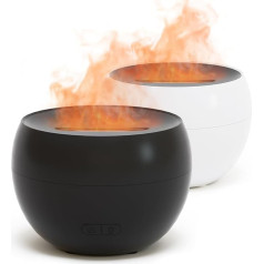 SALKING Aroma Diffuser Flame Effect, 150 ml Aromatherapy Diffuser for Essential Oils, Fragrance Oil Diffusers, Room Fragrance, Electric Fragrance Lamp, Warm Light Humidifier for Baby, Home, Office or