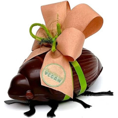 Krönner Vegan Chocolate May Beetle 250 g - Elegant Chocolate Lucky Charm Filled with Finest Vegan Chocolates - Best Quality - Hand Poured & High Quality Chocolate Gift