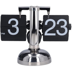 Flip Watch, Retro Flip Watch, Digital Flip Clock, Flip Desk Clock, Accurate Time, Unique, Fashionable, Retro Quartz Watch with Automatic Turning for Home, Office, Gifts, Decoration