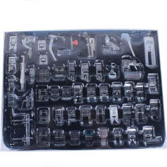 YEQIN 52 Piece Sewing Machine Presser Foot Kit for Brother Babylock Singer, Janome, Kenmore and White Domestic Sewing Machines