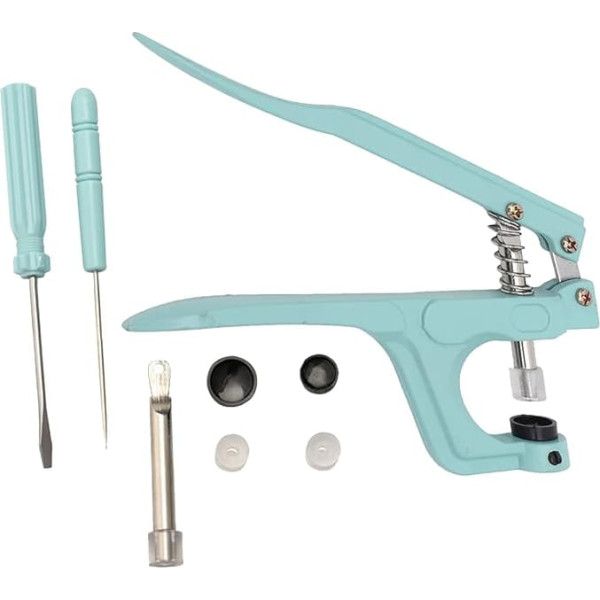 Buaak Installation Pliers, Button Fastening Tool, Stainless Steel Snaps, Resin Plastic Installation Tool, Hand Pliers for Shirts, Wool Clothes, Kids Clothes, Diapers