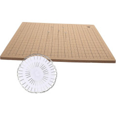 1 Set Woven Cork Board Bracelet Project Board Macrame Accessories Tool Cork Board Grid Macrame Board Cork for Knotting Tying T Pin Cotton Rope DIY 38c Woven Board