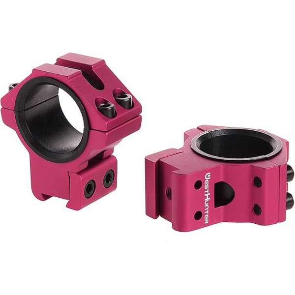 WestHunter Optics 11 mm Dovetail Rail Rifle Scope Mounting Rings, 30 mm / 25.4 mm Tactics Precision Rifle Scope Mounting | 36 mm / 29 mm Medium Height