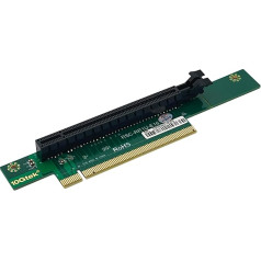 ipolex For Supermicro RSC-RR1U-E16, PCIe X16 Male to Female Riser Card