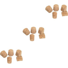TOPBATHY Pack of 60 Conical Cork Beer Hat Beer Hat Corker for Wine Bottles Wine Bottle Corks Made of Wood Bottle Stopper Cork Stopper Wine Corks Sealing Ceramic Stopper Bamboo