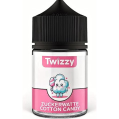 Twizzy Cotton Candy Food Flavouring, 60 ml, Intense Aroma - Ideal for Baking, Food & Drinks, Also for Mist, Mist etc