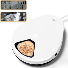 Automatic Cat Feeder Wet Food with Cooling, Semiconductor Cold Technology, Timing Function Cat Feeder, 5 Food Compartments, Premium Plate, Washable, for Cats and Dogs