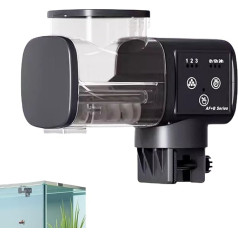 Wasserdichter Futterspender für Fischfutter, Betta, Schildkröte, Urlaub, Wochenende, Reisen, Teich, Zuhause