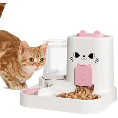 Automatic Cat Feeder, Cat Food Feeder, Water Dispenser For Cats, Large Capacity Cat Feeder, Leakproof Cat Feeder, Dry Food Dispenser, Indoor Cat Feeder, Cat Feeding Bowls, Cat Food