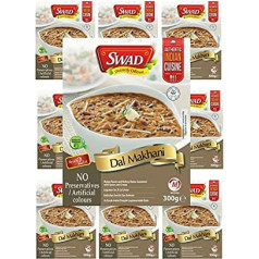10x Dal Makhani 300g Original India Ready Meal Quick Kitchen Only Heat