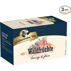 Goldmännchen Tee Crème Forest Fruits, 20 Individually Sealed Tea Bags, Pack of 3 (3 x 40 g)