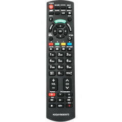 Vinabty New Replacement Remote Control for Panasonic N2QAYB000572 Telecomando TV TV D1170 TX-P42ST31 TX-P42ST32 TX-P42ST33 N2QAYB000752 N2QAYB000753