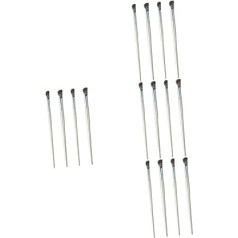 FRCOLOR 16 Piece Nose Contour Brush Oblique Eye Brush for Precise Highlighting and Seamless Blending for Makeup Enthusiasts and Beginners