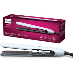 Philips Haarglätter der 5000er Serie mit ThermoShield Technologie, Weiß [Modell BHS520/00]