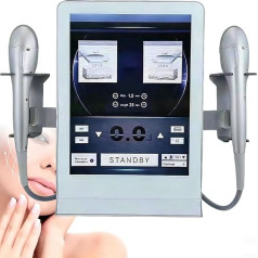 7D HIFU Anti-Aging Verjüngung Maschine mit HD Touchscreen - Präzisionsradierer für feine Linien für Gesichts- und Körperbehandlungen, sicher für alle Hauttöne
