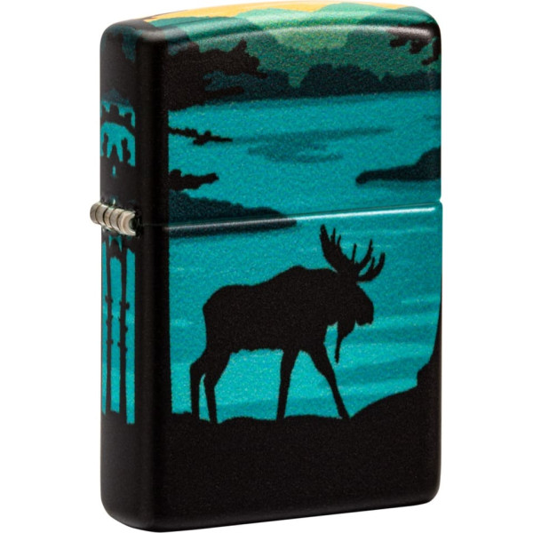 Zippo Lighter 49481 Moose Landscape Design