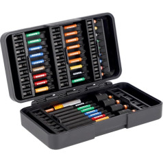 Bahco 66IM/40C-1 40-Piece Impact Torsion Screwdriver Bit Set, Variety Pack