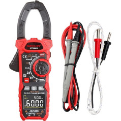 Digital Clamp Ammeter Handheld Meter Measuring Current Voltage Loz Mode Current Voltage Tester HT208D/HT208A HT208D