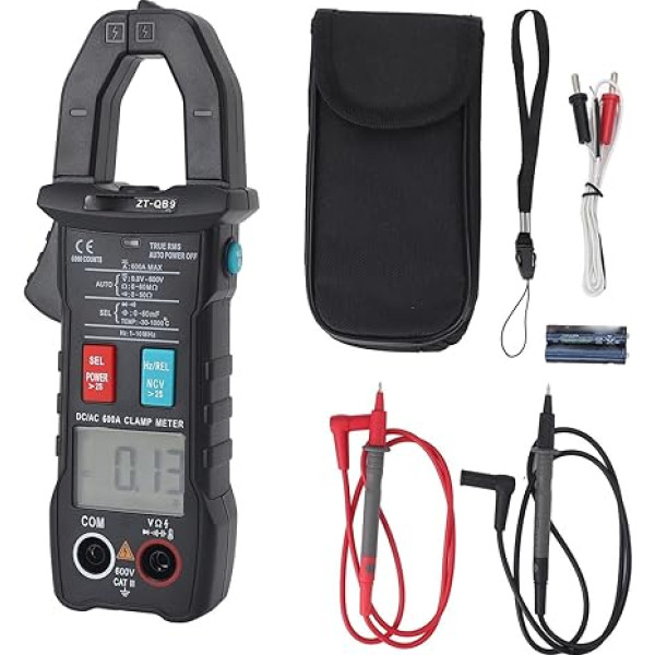 Digitales Zangenmultimeter, intelligenter, tragbarer, vollautomatischer AC-DC-Strommessgerät-Tester mit großem Bildschirm für die Heimindustrie, den Einsatz in der