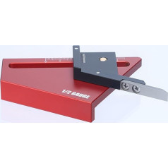 Woodworking Centerline Finder Precision Marking Tool with Aluminum Alloy Gauge 1/2