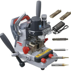 Macchina duplicatrice di chiavi (2 interruttori) per port, chiavi car - Tagliachiavi manual ad alta precisione di taglio Con sonda microregolabile + battery al litio