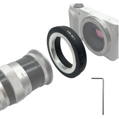 L39-NEX Lens Adapter Ring for Leica 39/L39/M39 Lens Compatible with E-Mount Camera, NEX-3, NEX-C3, NEX-F3, NEX-3N, NEX-5, NEX-5N, a3000, a3500, a5000, a6500, a7, a7R, L39 -NEX Lens Lens Adapter