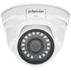 AHD/TVI/CVI/CVBS 4-in-1 1080P 2MP Surveillance Camera, Weatherproof Analogue IP66 Waterproof, Dome Camera for Indoor and Outdoor Use, 65 Feet Clear Night Vision